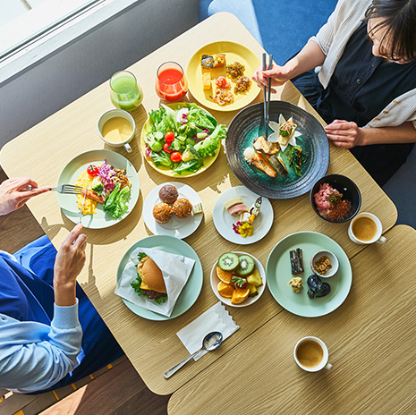 朝食の画像