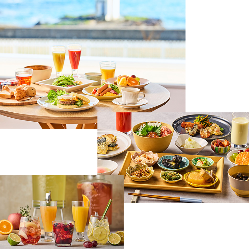 朝食バイキング